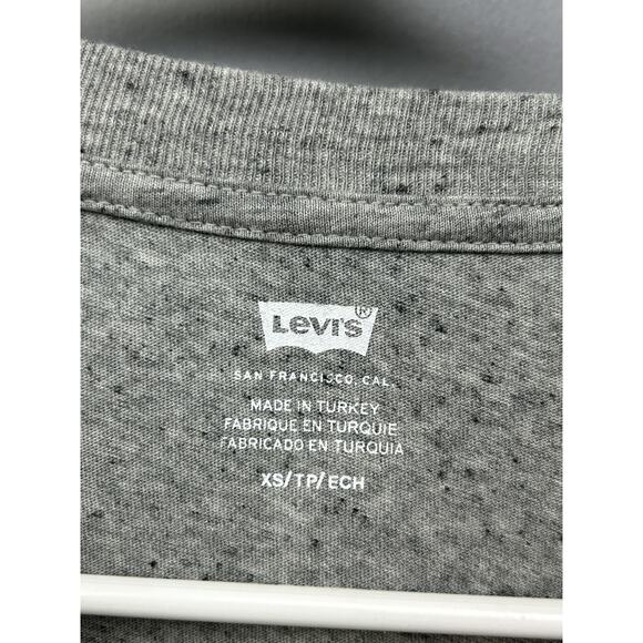 Levis Crop Tank Top Womens XS Surf Beach Palms Graphic Sleeveless Shirt - Picture 5 of 8